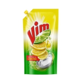 Vim Lemon Dishwash Liquid Gel 140ml Pouch