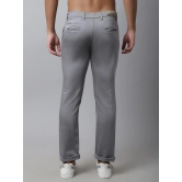 Rodamo Men Grey Slim Fit Trousers