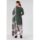 Anand Unstitched Crepe Printed Dress Material - Green ( Pack of 1 ) - Green