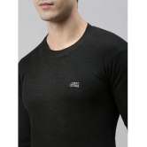 Pack of 2 Lux Cottswool - Black Cotton Blend Mens Thermal Tops - None