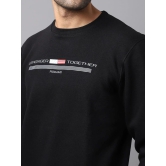 Rodamo Men Black Printed Sweatshirt