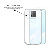 Case Vault Covers - Transparent Silicon Silicon Soft cases Compatible For VIVO Y33S ( Pack of 1 ) - Transparent