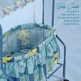 Baby Swing Cradle for Baby with Mosquito Net,