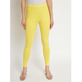 SELETA - Yellow Cotton Women's Leggings ( Pack of 1 ) - None