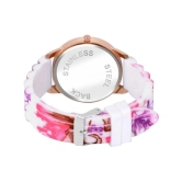 Rhonium Multicolor PU Analog Womens Watch