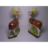 Peengan Vintage Pair of Ceramic Deer Figurines