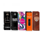 ST.JOHN Cobra BlackCurent,Cobra,Esence,Narcotic Desire Pocket Perfume for Men 10 ml ( Pack of 5 )