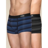 XYXX - Multicolor Cotton Mens Trunks ( Pack of 2 ) - None