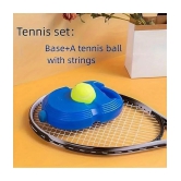 sevriza Tennis Trainer Rebound Ball with String Solo Tennis Trainer Set Self Tennis Practice Ball with String Cricket Trainer Rebound Ball with Rope Fill Sand or Water (Multicolor) (No Racke