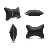 Auto Hub Neck Cushions Set of 2 Black