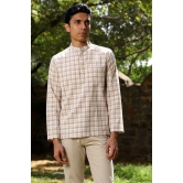 Arka Cotton Checked Short Kurta