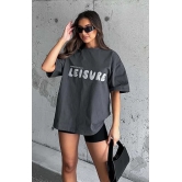 London Hills Women Printed Round Neck Oversized T-Shirt | Loose Fit Drop Shoulder T-Shirt Pack of 3