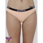 BASIICS By La Intimo - Multicolor BCPBR080B Cotton Lycra Solid Womens Bikini ( Pack of 2 ) - None