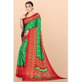 LEELAVATI - Multicolor Crepe Saree With Blouse Piece ( Pack of 1 ) - Multicolor