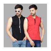 Diaz - Multicolor Cotton Blend Regular Fit Mens T-Shirt ( Pack of 2 ) - None