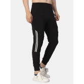 Springberry - Black Polyester Men's Sports Trackpants ( Pack of 1 ) - None