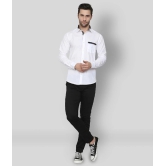 Springberry - White Cotton Slim Fit Mens Casual Shirt ( Pack of 1 ) - None