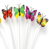 Decorative LED Butterfly Shaped Hair Pins (Pack Of 8)