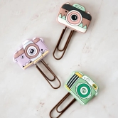 Bookmark & Paper Pins - Camera