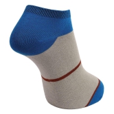 Dollar Socks - Multicolor Cotton Mens Ankle Length Socks ( Pack of 3 ) - Multicolor