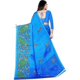 LEELAVATI - Multicolor Crepe Saree With Blouse Piece ( Pack of 2 ) - Multicolor