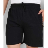 Neo Garments Black Shorts SINGLE MENS SHORTS BLACK (PLUS SIZES : M TO 7XL). - None