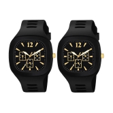 Hala - Black Silicon Analog Men's Watch