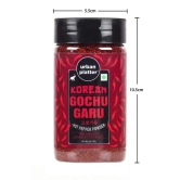 Urban Platter Korean Gochugaru Hot Pepper Powder, 80g [Coarse ground Korean Dried Chilli Peppers | Smoky & Spicy| Use for Kimchi and other Korean Dishes]