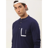 Brave Navy Henley T-shirt-M / Navy