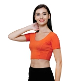 Vami Womens Cotton Stretchable Readymade Blouses - Fire XXL