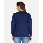 CHOZI Fleece Womens Non Hooded Sweatshirt ( Blue ) - None