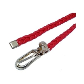 Liv Red Leather Casual Belt - None