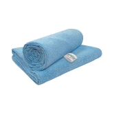 SOFTSPUN Microfiber Cleaning Cloths, 2pcs 40x40cms 340GSM Sky Blue! Highly Absorbent, Lint and Streak Free, Multi -Purpose Wash Cloth for Kitchen, Car, Window, Stainless Steel, silverware.