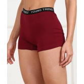 Young trendz Women Boy Short Maroon Panty-L / Maroon