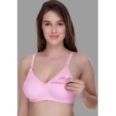 Zourt - Pink Cotton Non Padded Women's Everyday Bra ( Pack of 1 ) - None