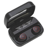 VEhop Power Bluetooth True Wireless (TWS) In Ear 30 Hours Playback Low Latency,Powerfull bass IPX4(Splash & Sweat Proof) Black