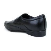 Action Office Artificial Leather Black Formal Shoes - None