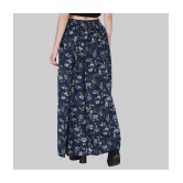 Sttoffa Blue Cotton Womens Flared Skirt ( Pack of 1 ) - None