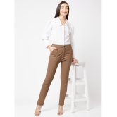 Smarty Pants - Brown Cotton Skinny Womens Formal Pants ( Pack of 1 ) - None