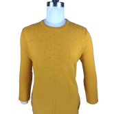 Woollen with Stone Work-Yellow / S-L