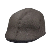 Zacharias Mens Brown Winter Woolen Golf Caps - Brown