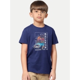 Teen Boys Navy Graphic Print T-Shirt