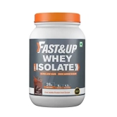 Fast&Up Whey Protein Pure Isolate, Ultra low carb (Rich Chocolate flavour) 26g protein per serve, Low lactose, Gluten free, 930g -30 servings