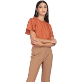 Shffl - Polyester Rust Women's Regular Top ( Pack of 1 ) - None