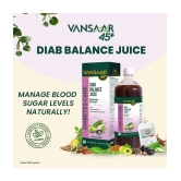 Vansaar 45+ Diab Balance Juice with 14 Clinically Proven Herbs for Effective Diabetic Care 1L Each