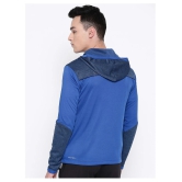 YUUKI Blue Polyester Fleece Jacket - L