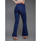 Miss Chase - Navy Blue Denim Bootcut Womens Jeans ( Pack of 1 ) - None