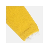 Miniklub Baby Girls Round Neck Full Sleeve Knit Sweater (Yellow Color) - None