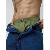 XYXX Green Cotton Mens Boxer- ( Pack of 1 ) - None