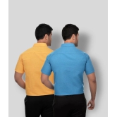 DESHBANDHU DBK - Multicolor Cotton Regular Fit Mens Formal Shirt (Pack of 2) - None